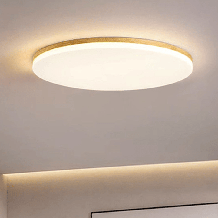 Kilka okrągłych lamp sufitowych LED z akrylu