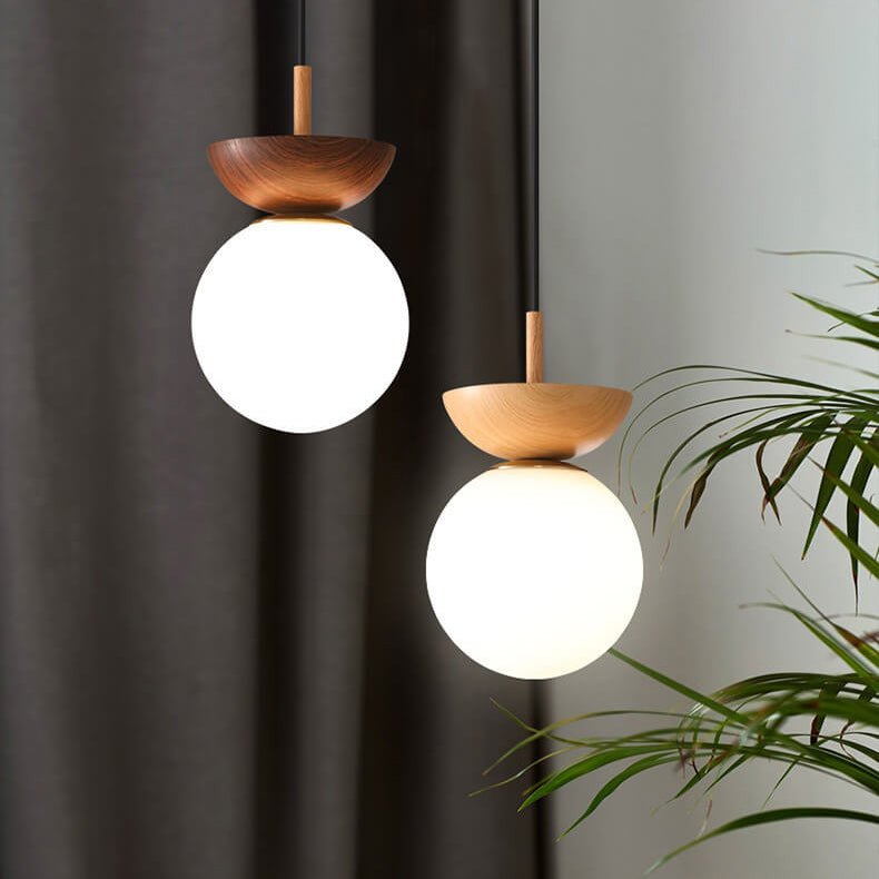 Lampa sufitowa w stylu japońskim