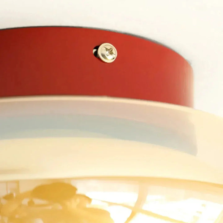 Vintage mała akrylowa lampa sufitowa LED