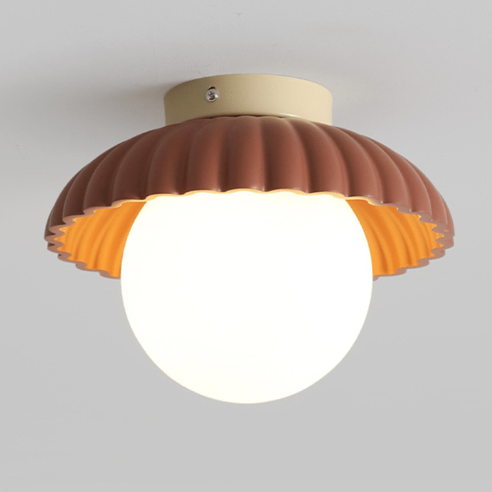 Żelazna lampa sufitowa do przedpokoju