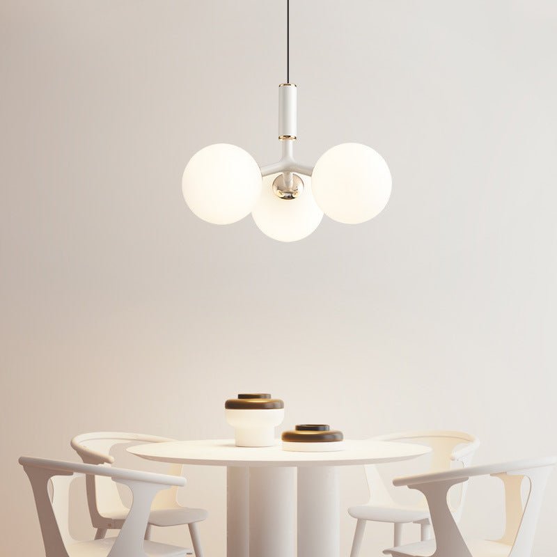 Luksusowa szklana lampa wisząca w stylu nordyckim