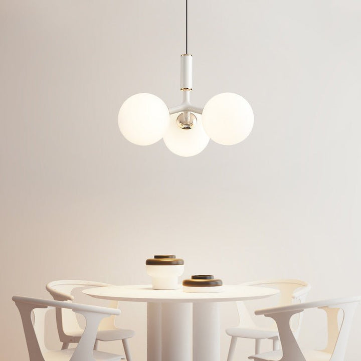 Luksusowa szklana lampa wisząca w stylu nordyckim