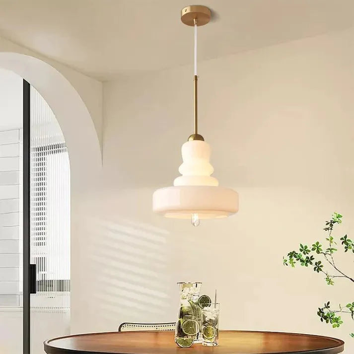 Lampa wisząca szklana Bauhaus kalebas
