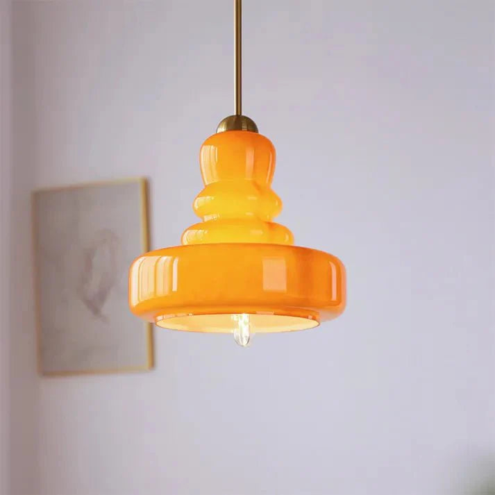 Lampa wisząca szklana Bauhaus kalebas
