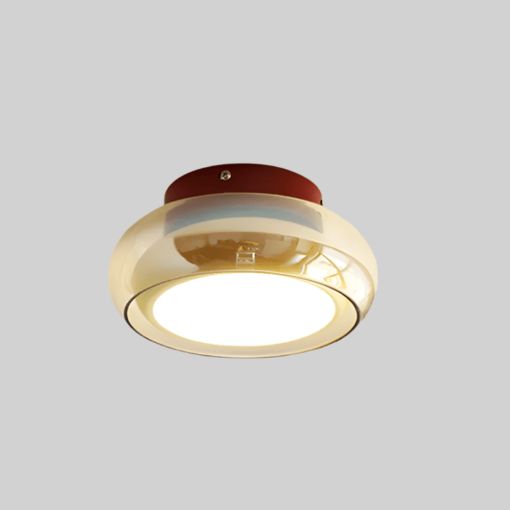 Vintage mała akrylowa lampa sufitowa LED