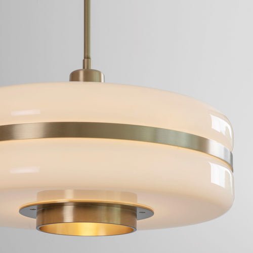 Skandynawska lampa wisząca z luksusowego szkła