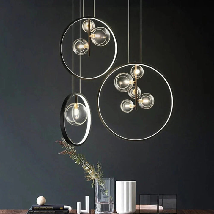 Nordyckie lampy wiszące Bubble ze szklanym kloszem