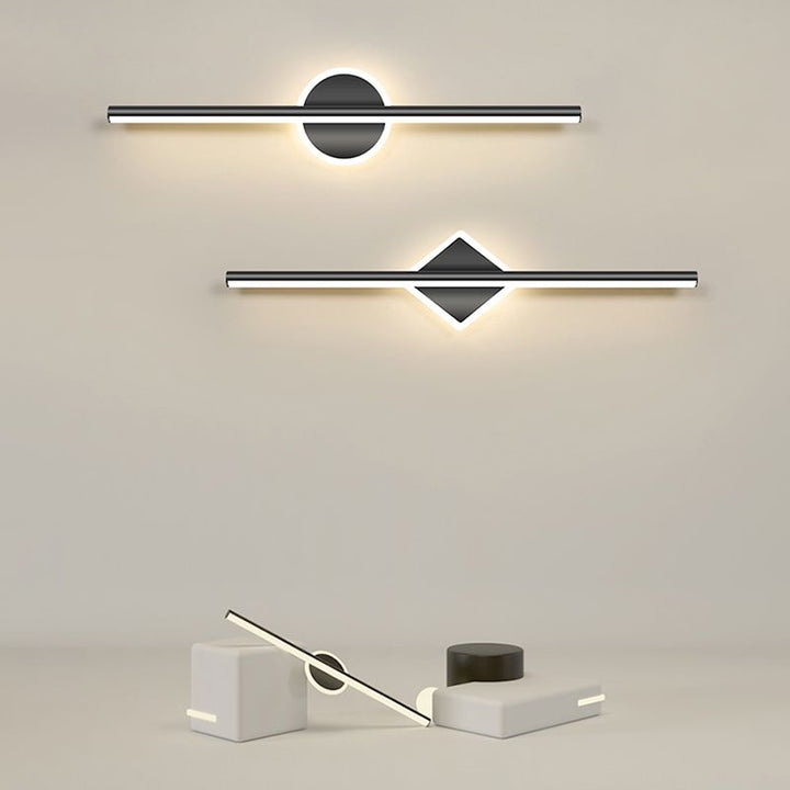 Nowoczesna Okrągła/Kwadratowa Lampa Ścienna LED