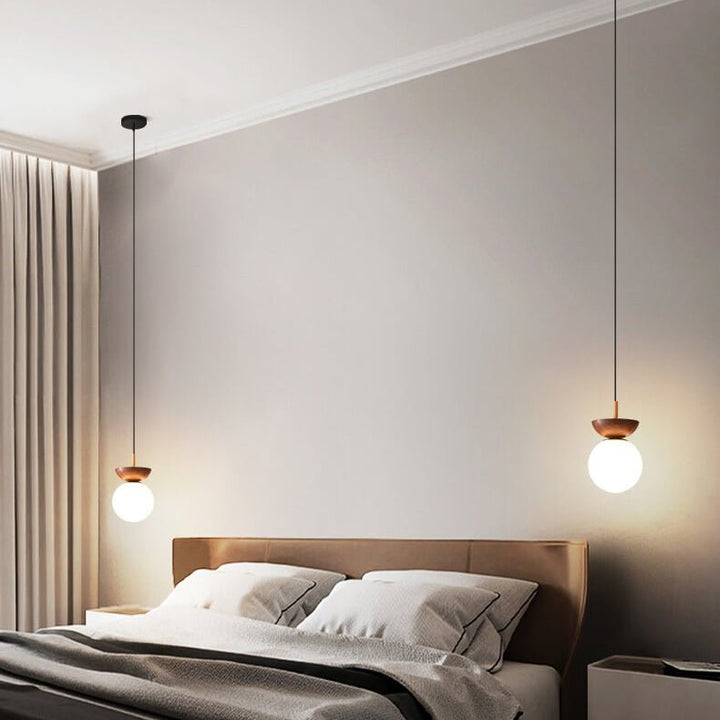 Lampa sufitowa w stylu japońskim