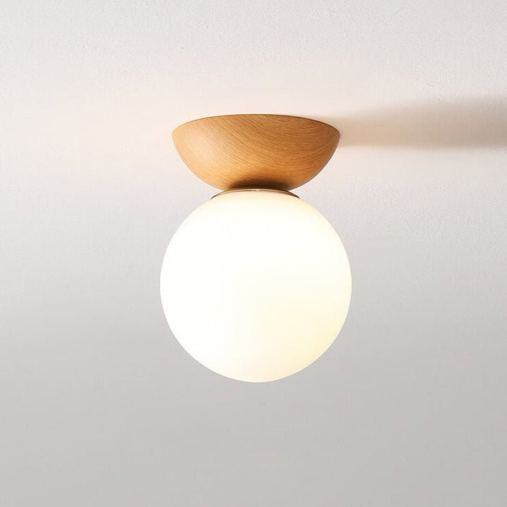 Lampa sufitowa w stylu japońskim