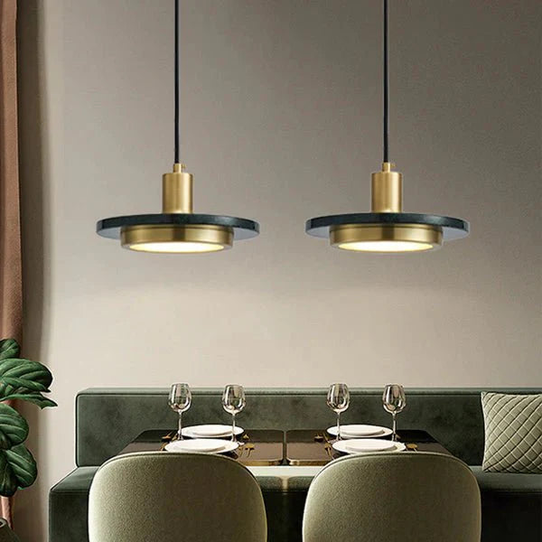 Nowoczesna Prosta Lampa Wisząca Marmurowa