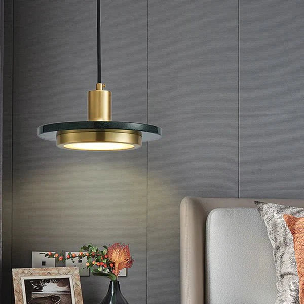 Nowoczesna Prosta Lampa Wisząca Marmurowa