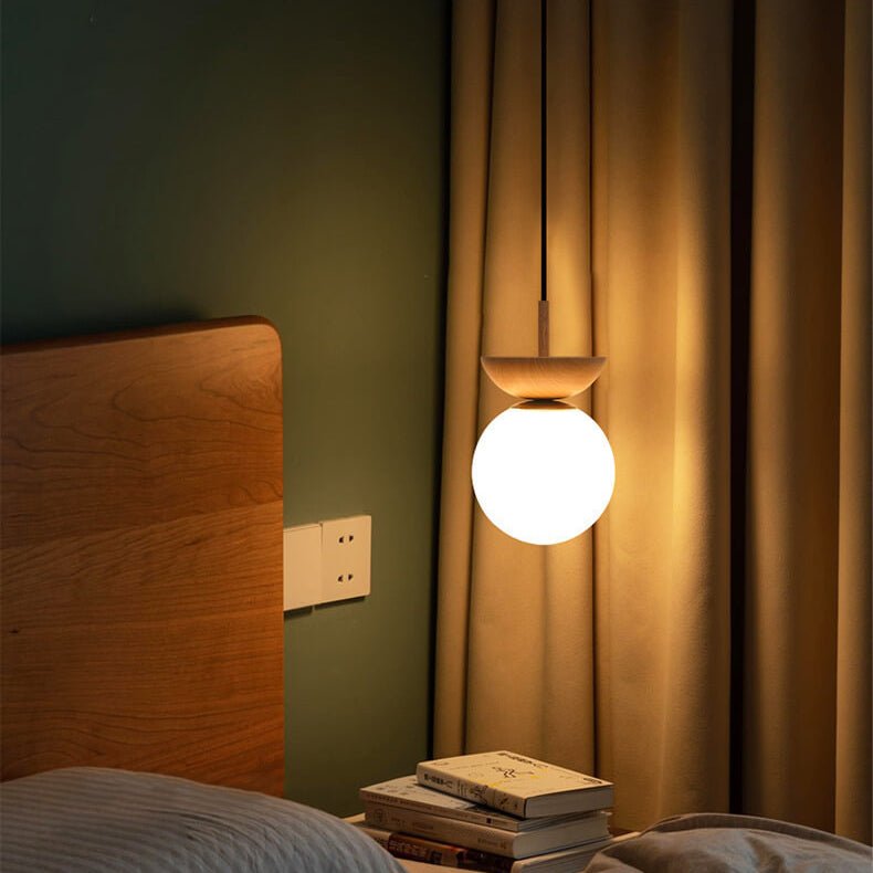 Lampa sufitowa w stylu japońskim