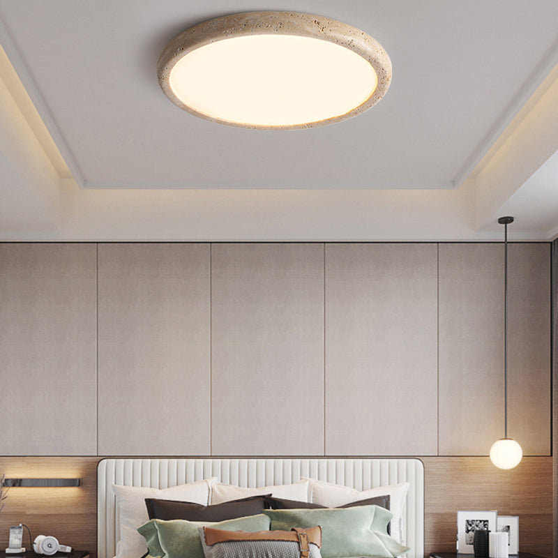 Lampa sufitowa LED z kamienia naturalnego