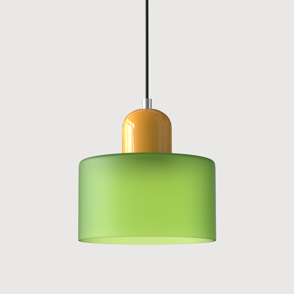 Szklana lampa wisząca Bauhaus