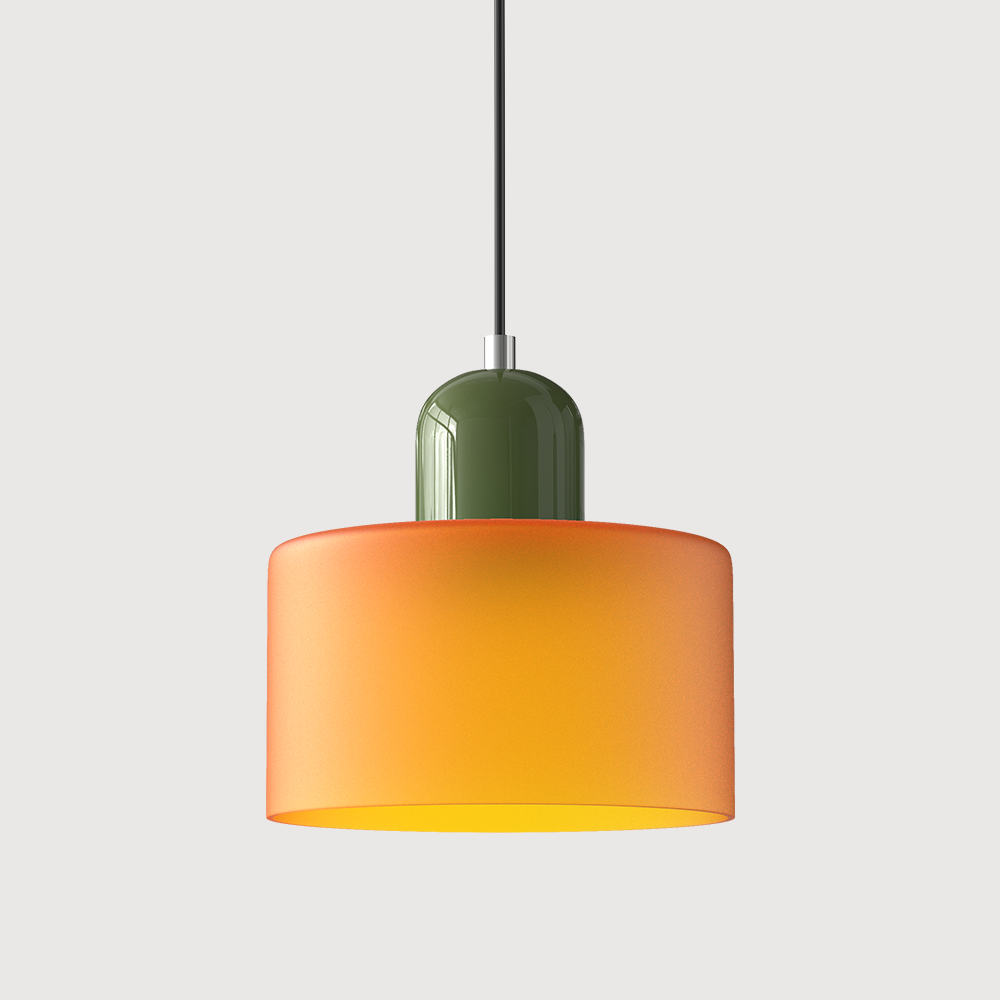 Szklana lampa wisząca Bauhaus