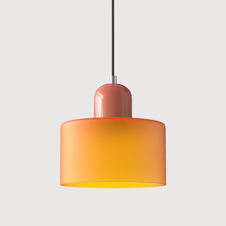 Szklana lampa wisząca Bauhaus