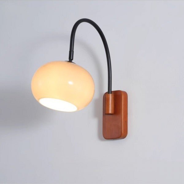 Lampa Ścienna Szklana Bauhaus Kaki