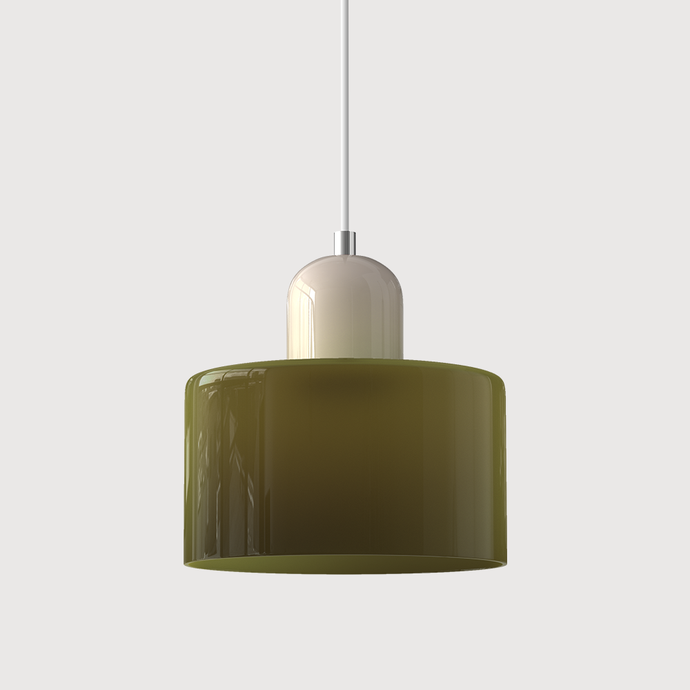 Szklana lampa wisząca Bauhaus