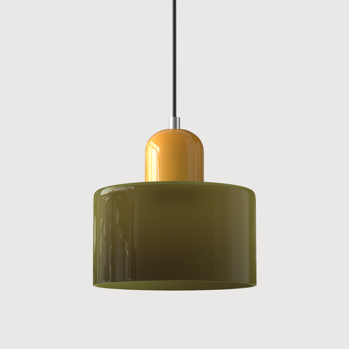 Szklana lampa wisząca Bauhaus