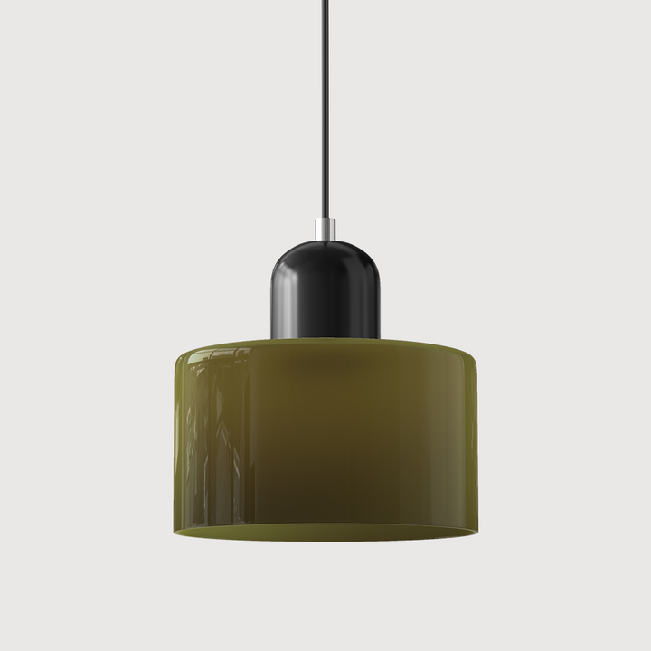 Szklana lampa wisząca Bauhaus