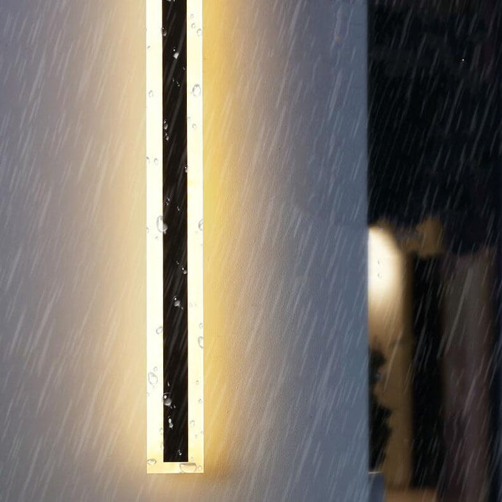 Lampa Ścienna Akryl Zewnętrzna