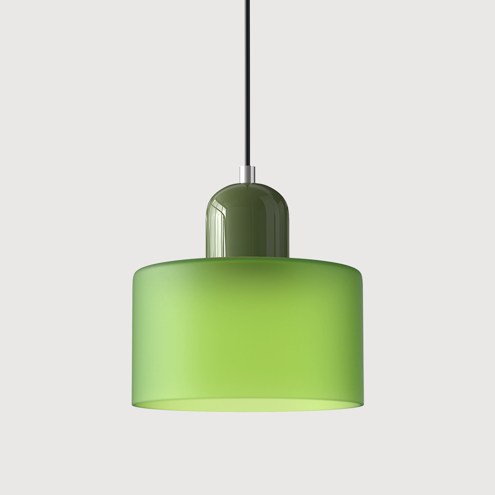 Szklana lampa wisząca Bauhaus