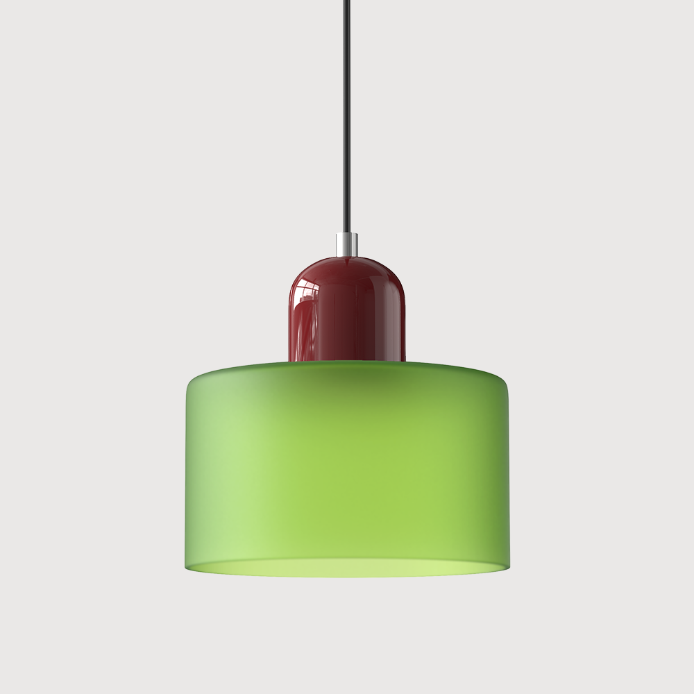 Szklana lampa wisząca Bauhaus