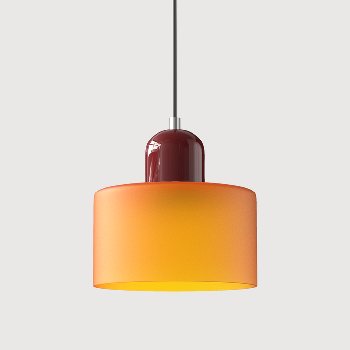 Szklana lampa wisząca Bauhaus
