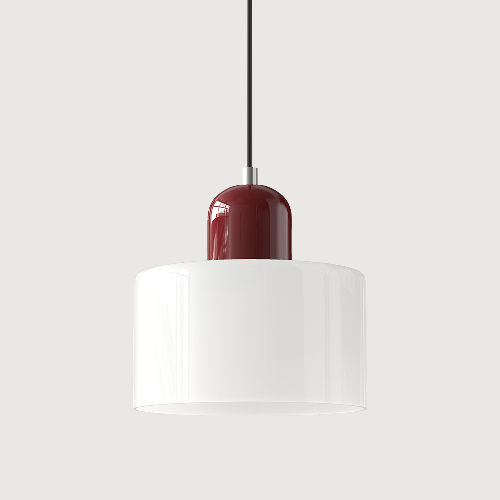 Szklana lampa wisząca Bauhaus