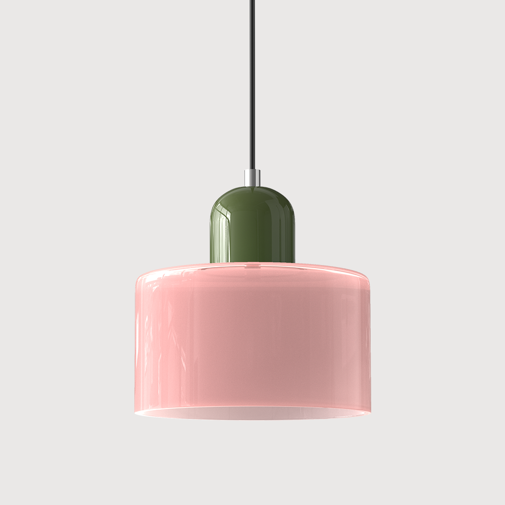 Szklana lampa wisząca Bauhaus