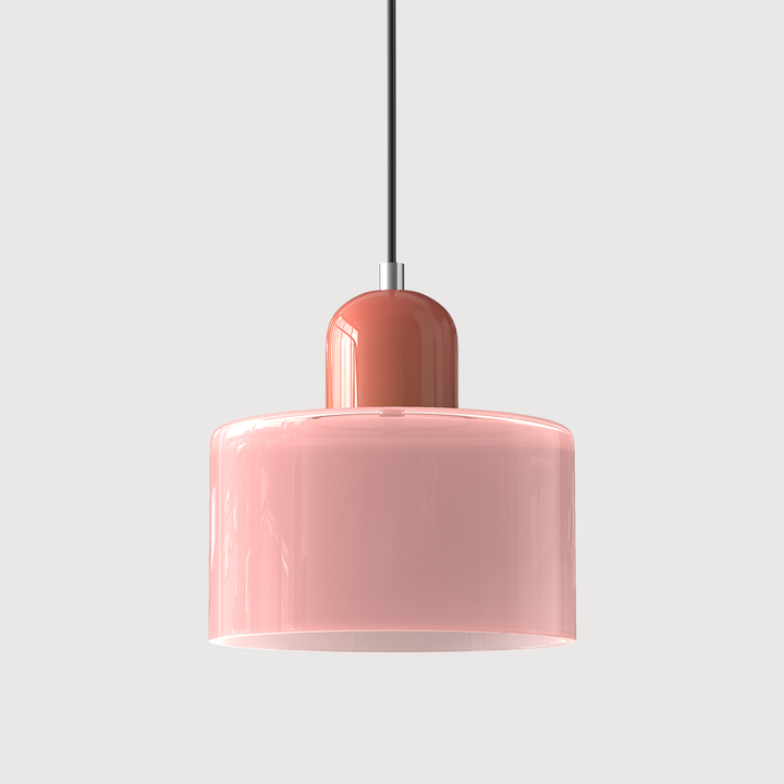 Szklana lampa wisząca Bauhaus
