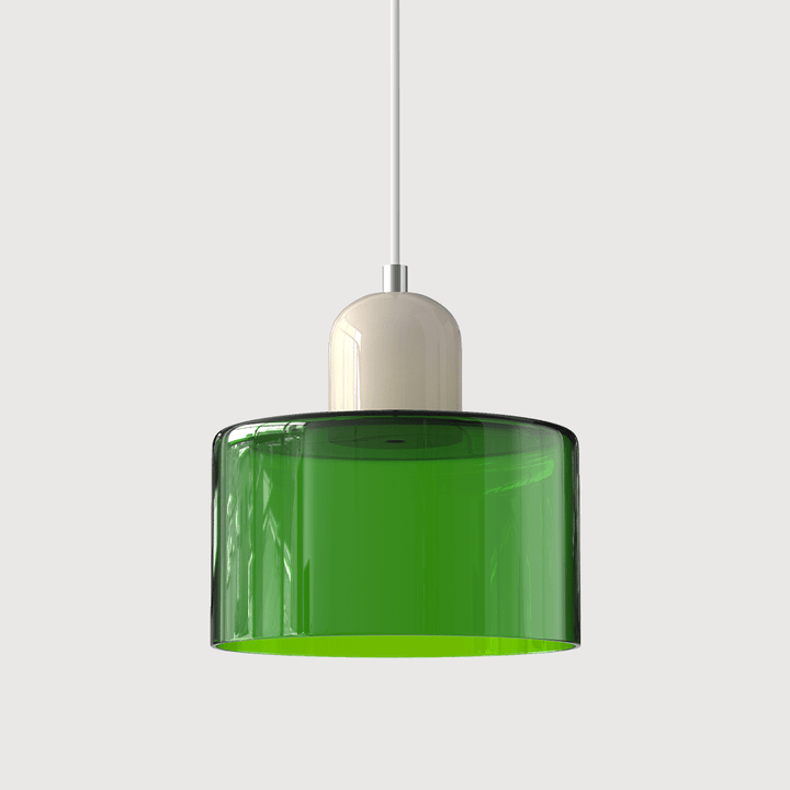 Szklana lampa wisząca Bauhaus
