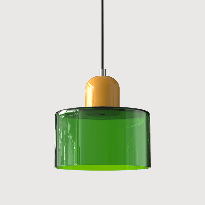 Szklana lampa wisząca Bauhaus