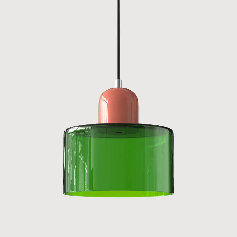 Szklana lampa wisząca Bauhaus