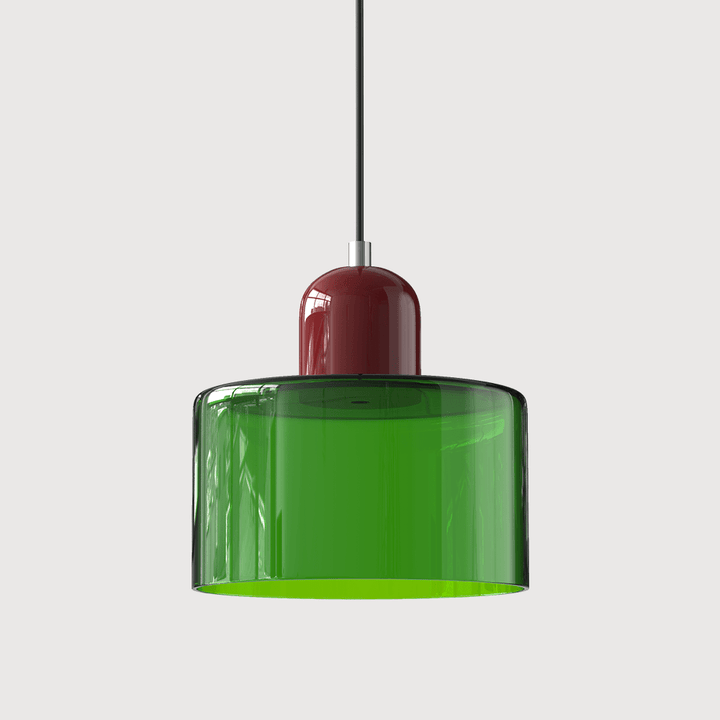 Szklana lampa wisząca Bauhaus