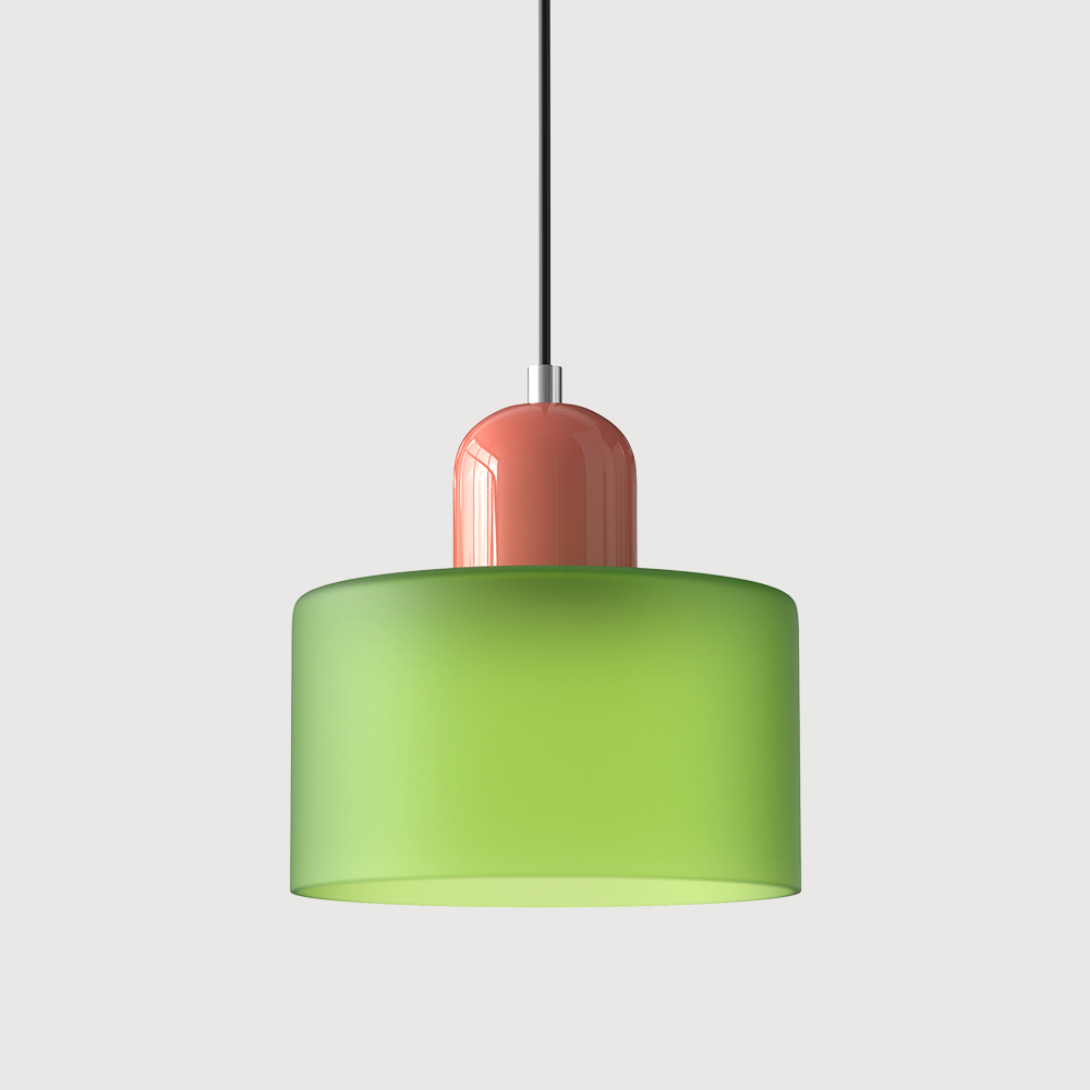 Szklana lampa wisząca Bauhaus