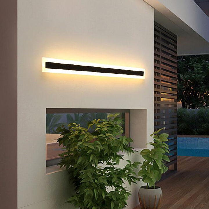 Lampa Ścienna Akryl Zewnętrzna