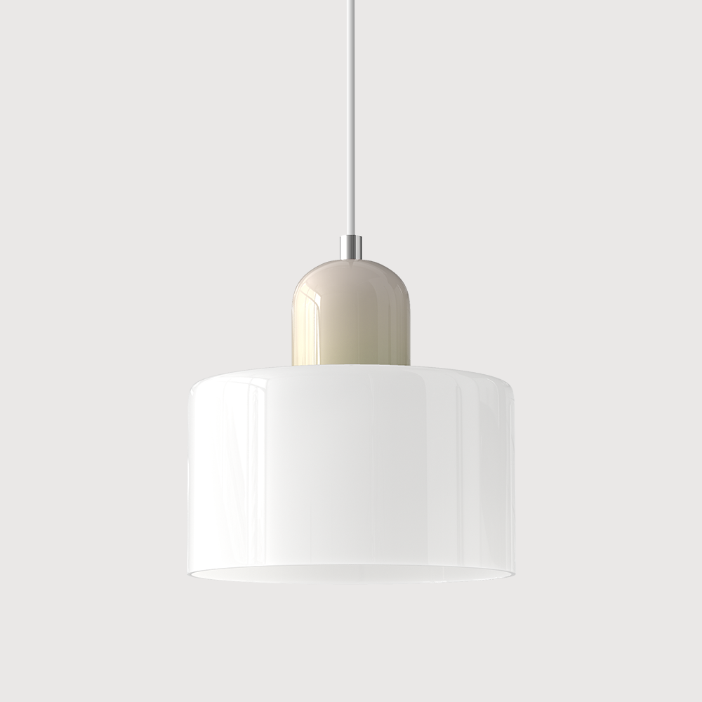 Szklana lampa wisząca Bauhaus