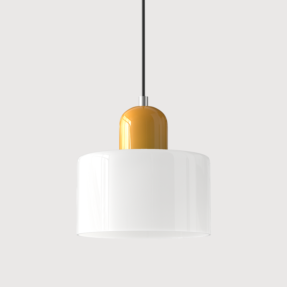 Szklana lampa wisząca Bauhaus