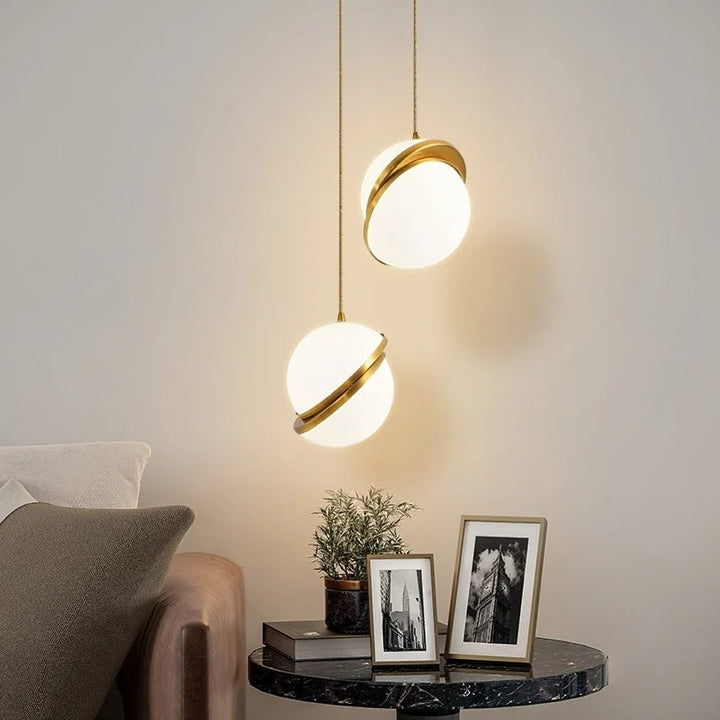 Lumaglo™ | Złota Lampa Wisząca