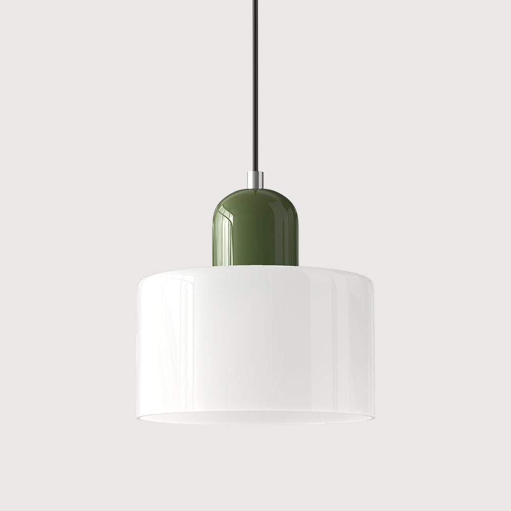 Szklana lampa wisząca Bauhaus
