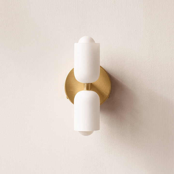 Elegancka lampa ścienna akrylowa up-down
