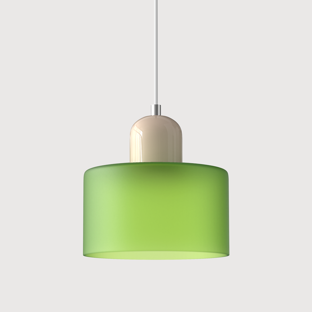 Szklana lampa wisząca Bauhaus