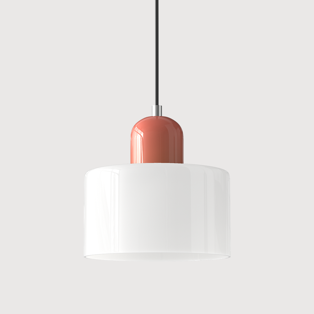 Szklana lampa wisząca Bauhaus