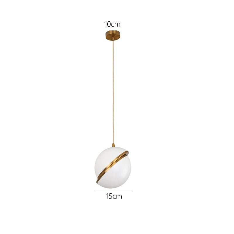 Lumaglo™ | Złota Lampa Wisząca