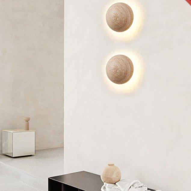 Lampa ścienna w skandynawskim stylu kremowym