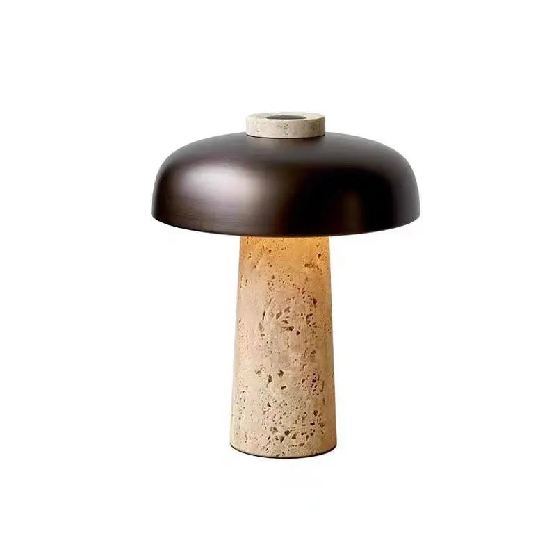 Lampa Stołowa Travertyn Naturalny
