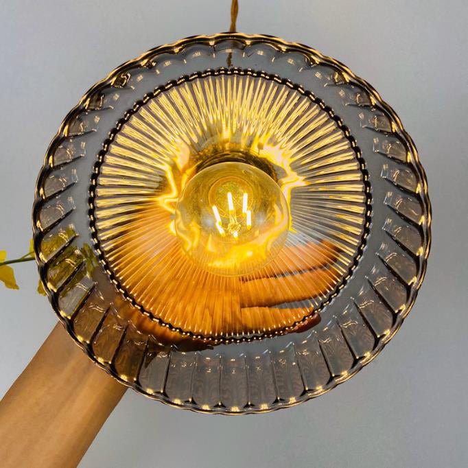 Nordycka Lampa Wisząca z Kryształowego Szkła