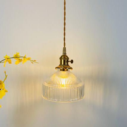 Nordycka Lampa Wisząca z Kryształowego Szkła